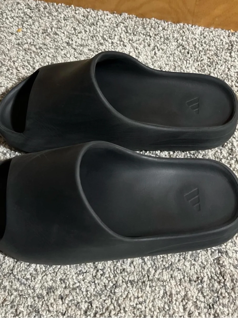 Yeezy Slide Sandals in Black